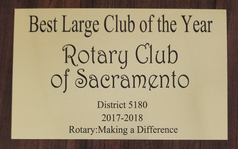 Rotary Club Award