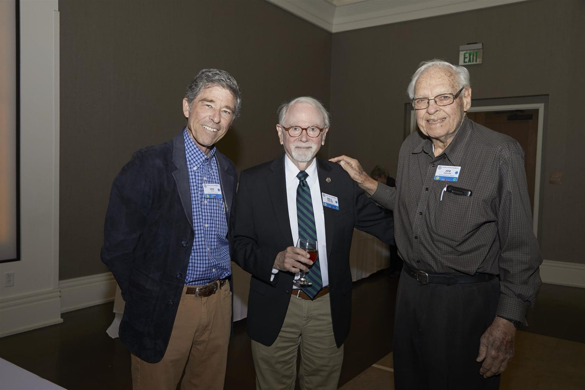 three men