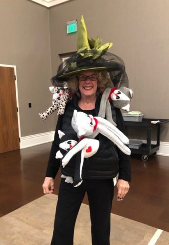 photo of someone in Halloween costume