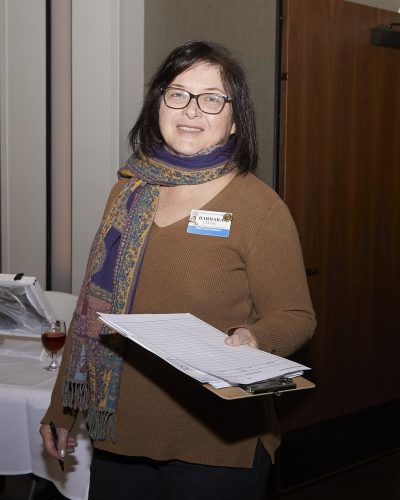 person holding a clipboard