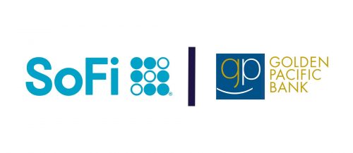 sofi bank and golden pacific bank logos