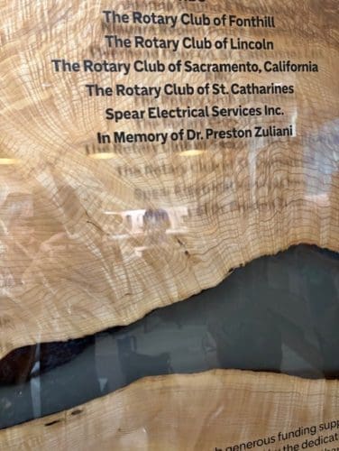 An image of a wall placard